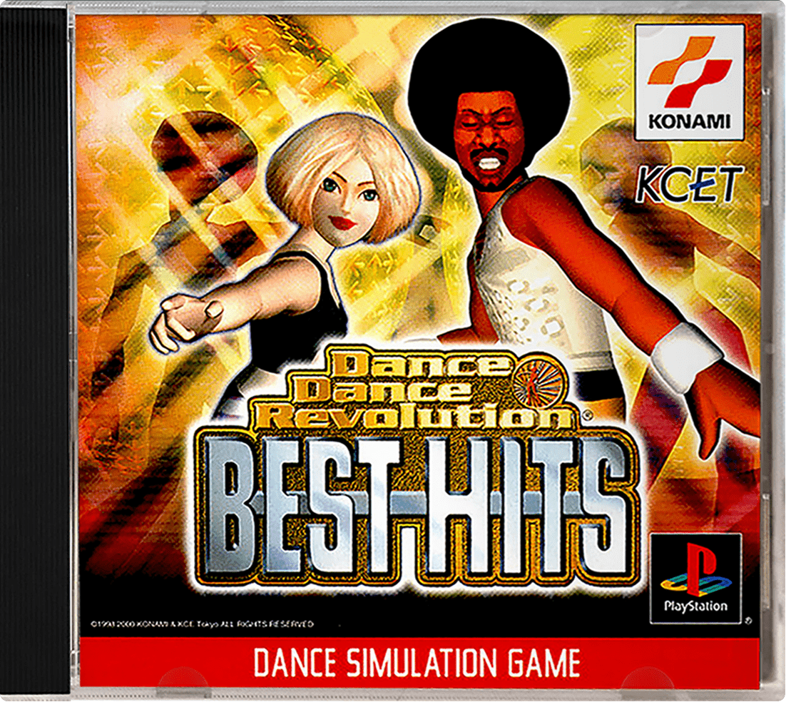 Dance Dance Revolution Best Hits box art for Playstation